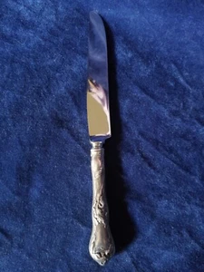 LES CING FLEURS  9 1/2" KNIFE - new french blade - Reed & Barton Sterling - Picture 1 of 3