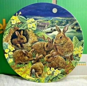 Wedgwood-Fine Bone China Plate-"Family Gathering"-Wendy Andrew-Limited Edition - Picture 1 of 10