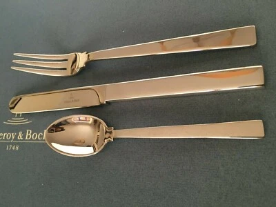 Villeroy & Boch pegasus 3 pezzi posate sfuse usate per vetrina - Immagine 1 di 2