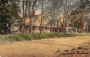 #H1922 FARMINGTON, CT. POSTKARTE, ELM TREE INN - Bild 1 von 2