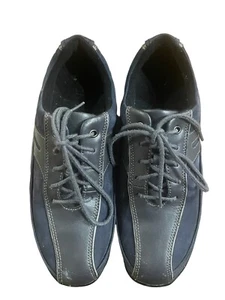 Clarks Women's 7 W Navy Blue Leather Low Top Lace Up Sneaker Shoes 72312 - Picture 1 of 10