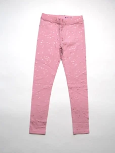 J.CREW CREWCUTS GIRLS MAUVE STAR PRINTED ELASTIC WAIST STRETCH LEGGINGS Sz 3 - Picture 1 of 2