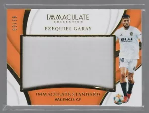 2018-19 Panini Immaculate Ezequiel Garay tarjeta de parche jumbo #92/99 - Imagen 1 de 2