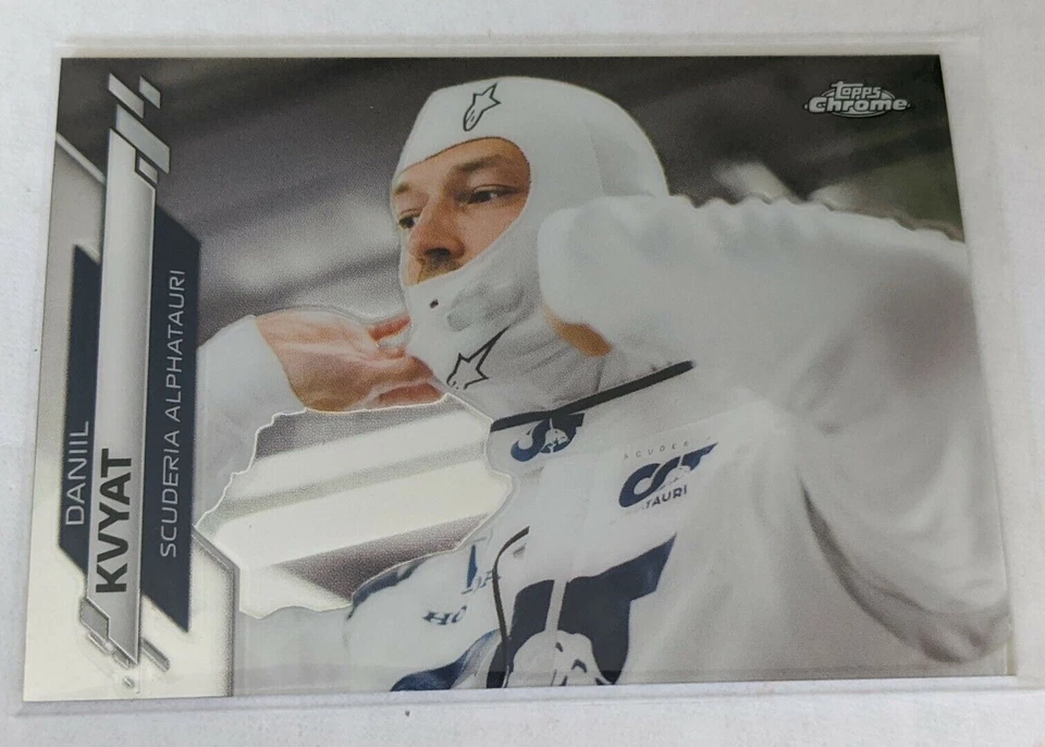 2020 Topps Chrome Formula 1 #185 Daniil Kvyat Alphatauri - Image 1 of 2