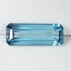 4,90 ct TOP GLÄNZEND - LONDON BLAU 100% NATUR BLAUTOPAS - Achteck siehe Vdo PU - Bild 1 von 3