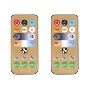 For E27 Ceiling Fan and Light Wireless Remote Controllers 2pcs Package Deal - Picture 1 of 12