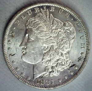1881 O Morgan Silver Dollar $1 US Coin New Orleans Minted Brilliant Uncirculated - Picture 1 of 2