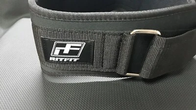 НОВЫЙ РЕМЕНЬ ДЛЯ ПОДНЯТИЯ ТЯЖЕСТЕЙ RITFIT ШИРИНА 6 ДЮЙМОВ ЧЕРНЫЙ РАЗМЕР СРЕДНИЙ - Изображение 1 из 4