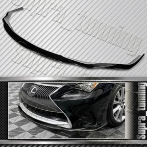 Front Bumper Body Spoiler Lip For 2015 - 2018 Lexus RC300 RC350 (Painted Black) - Foto 1 di 5