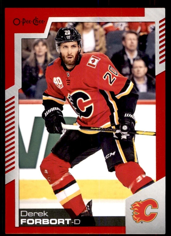 2020-21 O-PEE-CHEE RED DEREK FORBORT CALGARY FLAMES #476 - Image 1 of 2