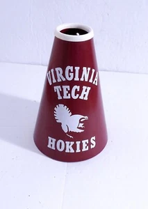 Vintage Virginia Tech Hokies Cheerleader Megaphon Sport Bullhorn - Bild 1 von 5