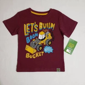 NWT John Deere Toddler Boys Sz 2T SS "Let's Build!" Tee - Picture 1 of 6