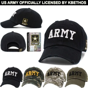 Gorra de béisbol militar con licencia del ejército de Estados Unidos bandera veterano sello ejército fuerte - Imagen 1 de 289