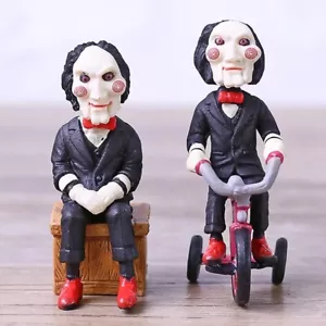 Hot Movie Saw Billy Mini PVC Figur Horror Puppen Dekoration Spielzeug - Bild 1 von 8