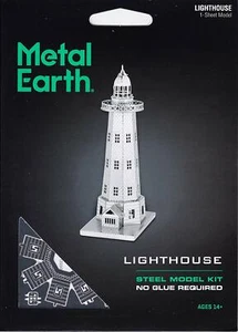 Fascinations Metall Earth Marvel Leuchtturm 3D lasergeschnittener Stahl Modellbausatz MMS040 - Bild 1 von 7