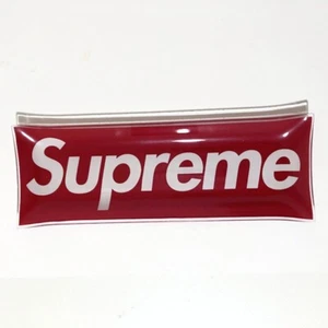 Supreme Box Logo Ashtray Clear Red SS13 100% Authentic - Picture 1 of 4