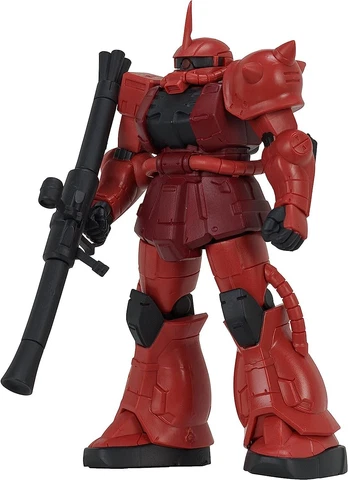 New Bandai Gundam Ultimate Luminous - Char Zaku Red 4" Light Up Action Figure Cover