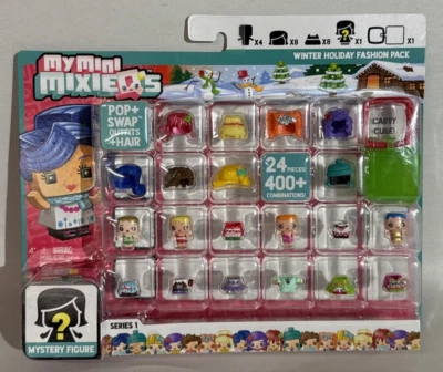 *New Damaged Box My Mini MixieQ's Winter Holiday Fashion Pack 22 pcs Mixie Q's D - Image 1 of 4