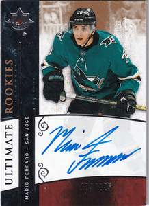 2019 Ultimate Collection Retro Rookies Tier 1 /225 Mario Ferraro Rookie Auto RC