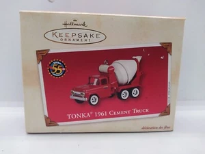 Hallmark Keepsake Tonka 1961 CEMENT TRUCK 2002 Ornament 55th Anniversary NIB - Picture 1 of 2