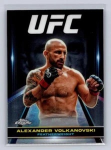 2024 Topps Chrome UFC #SUG-5 Alexander Volkanovski -Supergiant-Featherweight - Picture 1 of 2