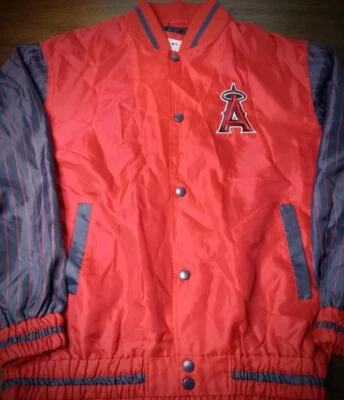 Anaheim Angels Vintage Button Up Pin Stripe Sleeve Jacket Adult Size (XL) - Image 1 of 4
