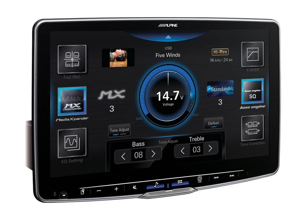 Alpine iLX-F115D Monitor alta risoluzione 11" - Android Auto e Apple Car Play