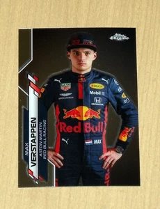 2020 Topps Chrome Formula 1 Racing base RC rookie card Max Verstappen #6 - Picture 1 of 2