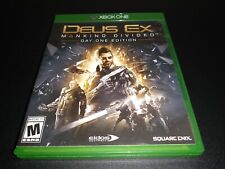 Deus Ex Mankind Divisé Day One Édition Microsoft Xbox Un LN Parfait Cib