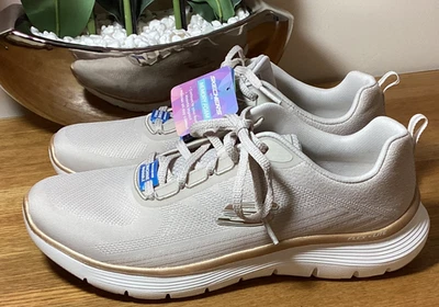 Skechers FLEX APPEAL 5 Laced Trainers Taupe Size UK 7 BNWT - Image 1 of 4