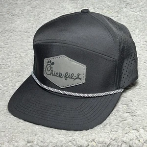 Parche de cuero Chick-Fil-A 7 paneles sombrero correa trasera zapped águila pescadora R+ - Imagen 1 de 13