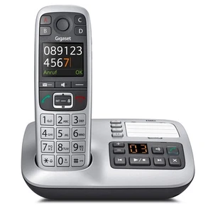 Telefon Gigaset E560A platynowy ACC NOWY - Zdjęcie 1 z 10