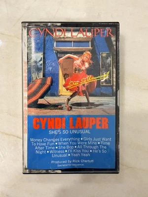 CYNDI LAUPER SHE'S SO UNUSUAL AUDIO CASSETTE BRAND NEW SEALED NOS PORTRAIT 1983 - Image 1 of 2