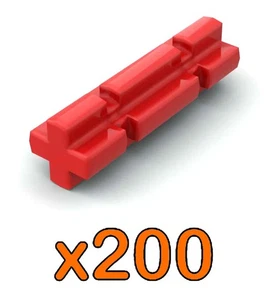 200 Lego Axles - 2 Studs Long (technic,red,car,4142865,truck,motor,axle,pin) - Picture 1 of 2
