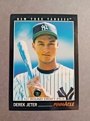 Pinnacle #457 1993 Derek Jeter novato Yankees Foto 1 de 2