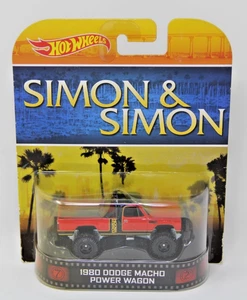 HOT WHEELS 2014 RETRO ENTERTAINMENT 1980 DODGE MACHO POWER WAGON SIMON & SIMON - Picture 1 of 5
