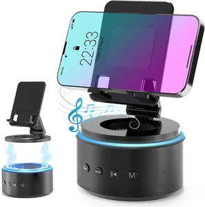 Cell Phone Stand w/ Wireless Bluetooth Speaker,Tech Gadget Adjustable Detachable - Picture 1 of 12