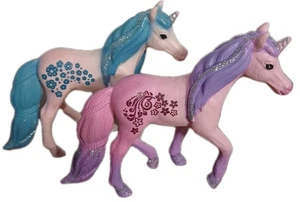 Lote de 2 figuras de fantasía de potro Lenuja par unicornio Schleich Bayala  - Imagen 1 de 10
