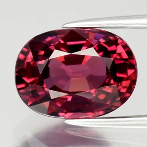 💎 3.49ct VVS Natural Raspberry Wine Red Rhodolite Garnet - Collector’s Choice - Picture 1 of 4