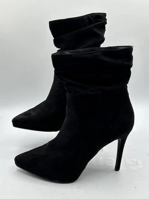 Jessica Simpson Gaiven Platform Bootie Womens Sz 6 Black Textile Stiletto Heel - Image 1 of 4