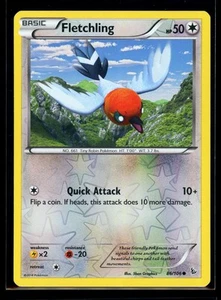 2014 XY - Flashfire Fletchling #86 Reverse Holo Pokemon Card - Picture 1 of 2