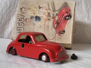 Tin toy (DIECAST METAL) 1950's DOMO-Italy  PUCCY (FIAT 500 TOPOLINO) miss. parts - Picture 1 of 24