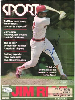 Jim Rice Autographed 1978 Sport Magazine Cover JSA Authentic - Image 1 of 3