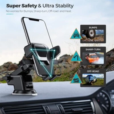 Soporte Sostenedor Estante De Telefono Celular Para Auto Carro Coche universal - Image 1 of 4