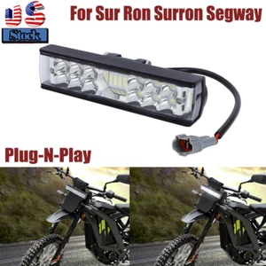 For Sur Ron Surron Segway LED Blinder Headlight Light Bar Kit Plug N Play 6000K - Picture 1 of 12