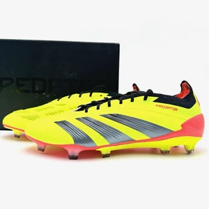 adidas Predator Elite FG Soccer Cleats Men's Size IF5441 Yellow / Black - Picture 1 of 14