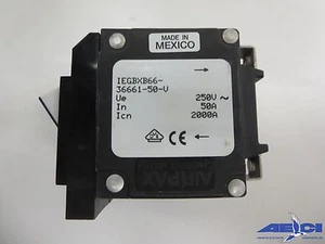 SENSATA TECHNOLOGIES/AIRPAX IEGBXB66-36661-50-V CIR BRKR MAG-HYDR WIPPE 50A - Bild 1 von 3