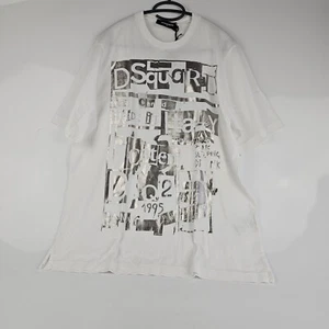 DSQUARED2 White T-shirt Size XS New - Picture 1 of 9