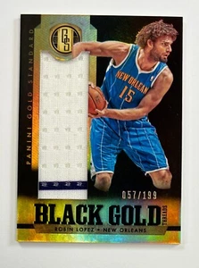 2012-13 Panini Gold Standard #46 Robin Lopez Black Gold 57/199  AR86-01 - Picture 1 of 2