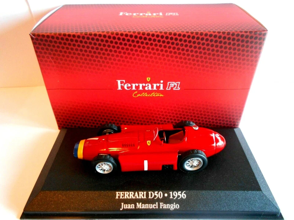 Ferrari D50 - 1956 Juan Manuel Fangio World Champion F1 1956 Skala 1/43 Atlas - Bild 1 von 1